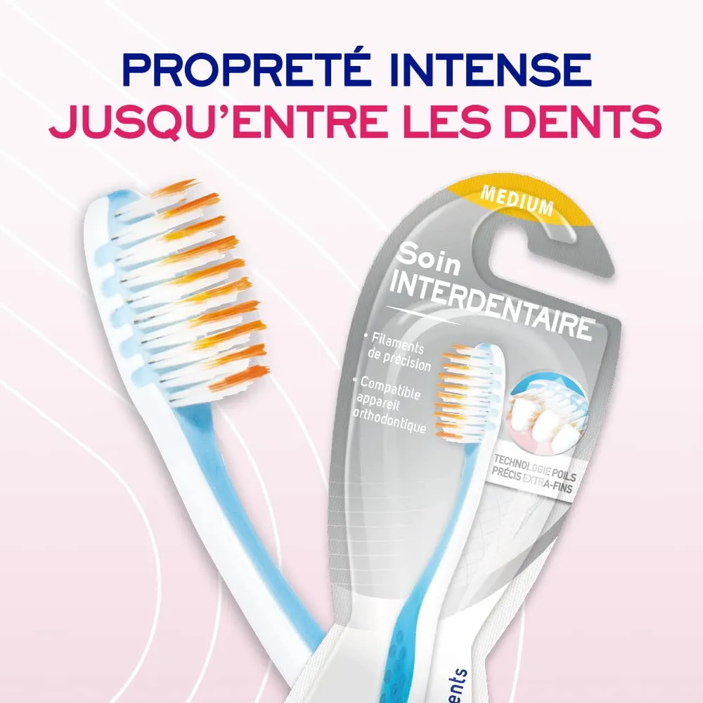 Sanogyl Soin Interdentaire brosse à dents médium tête compacte