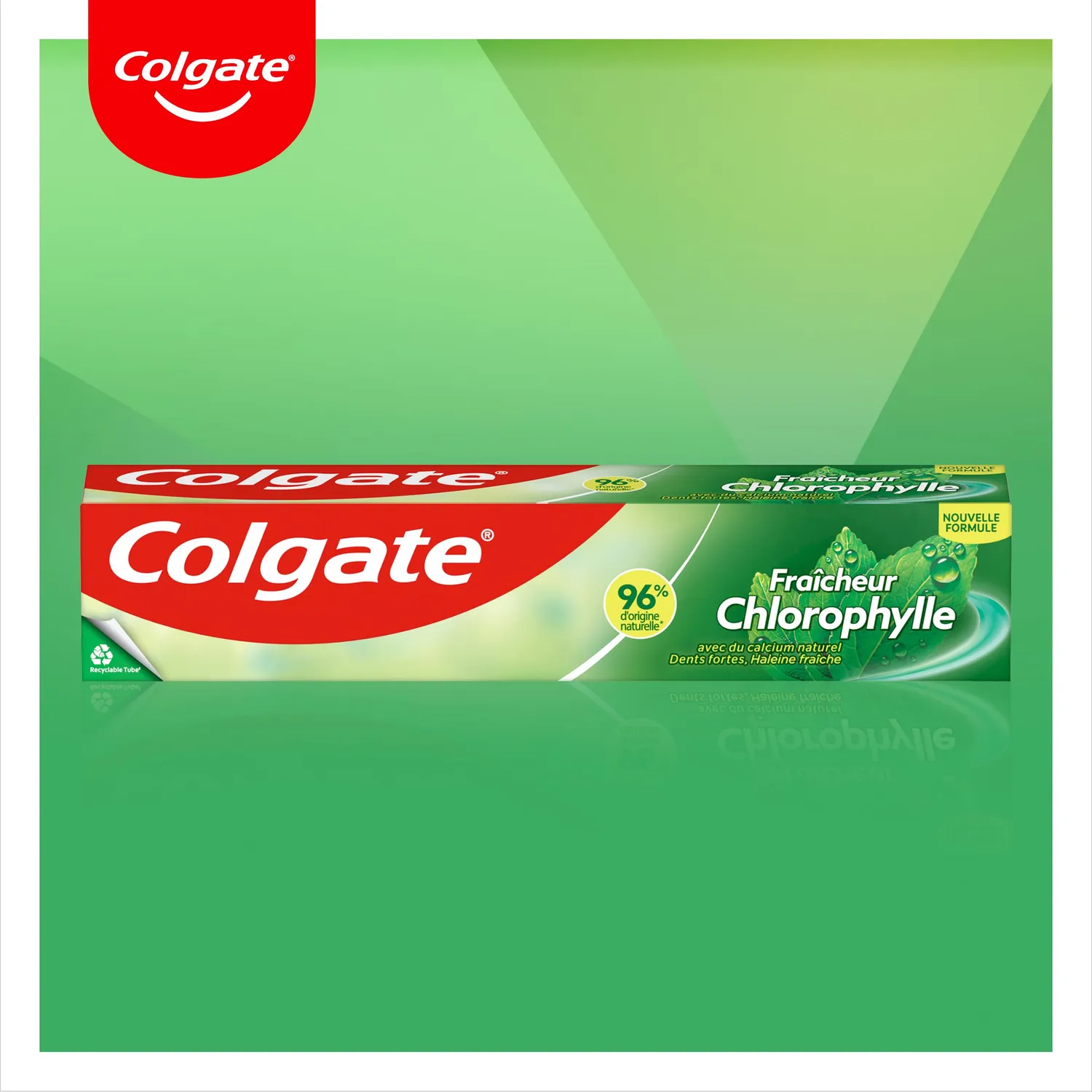 Colgate Fraîcheur Chlorophylle dentifrice lot de 12 x 75 ml fluor