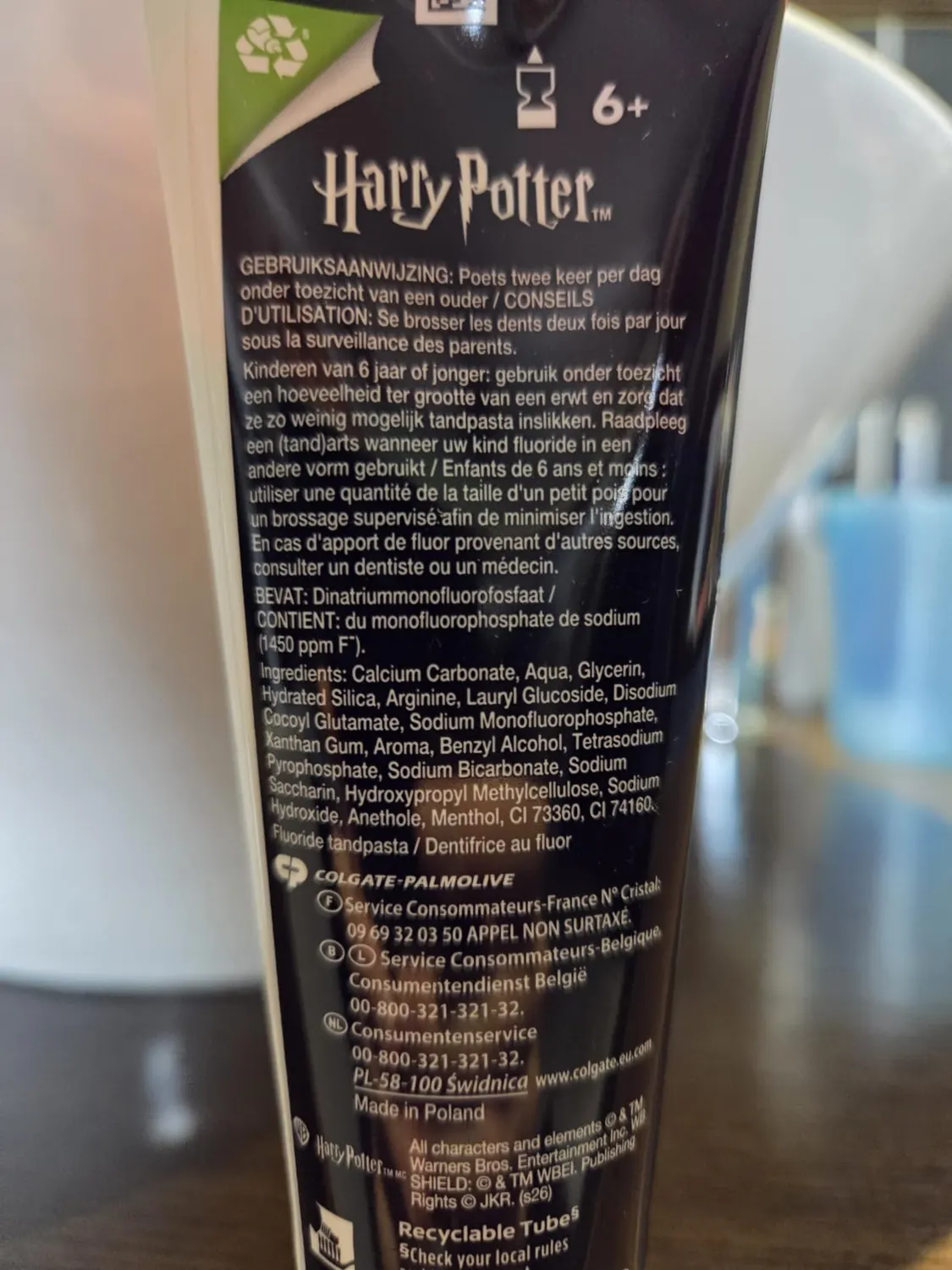 Colgate Harry Potter dentifrice enfant 75 ml menthe douce dès 6 ans