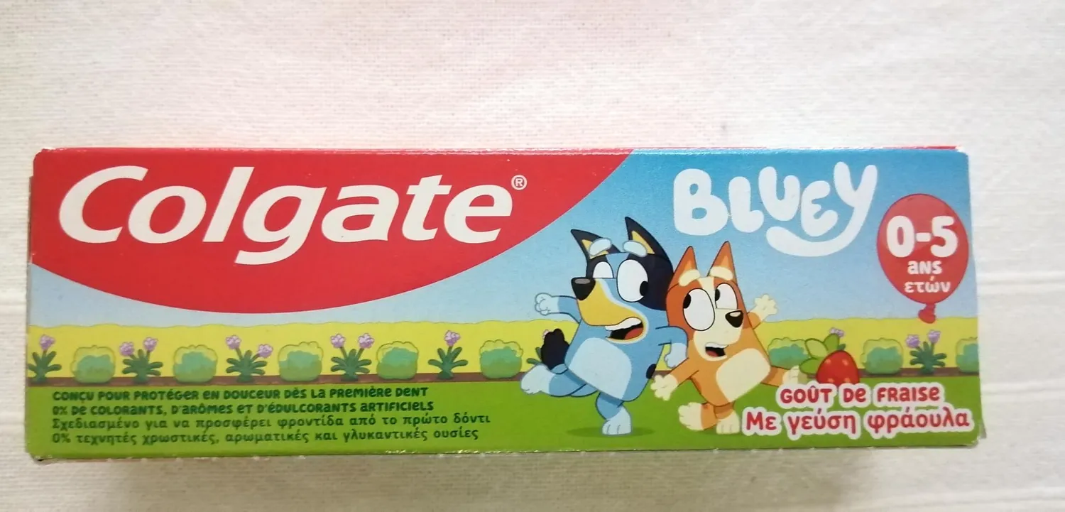Colgate GABA Bluey dentifrice enfant 50 ml fraise
