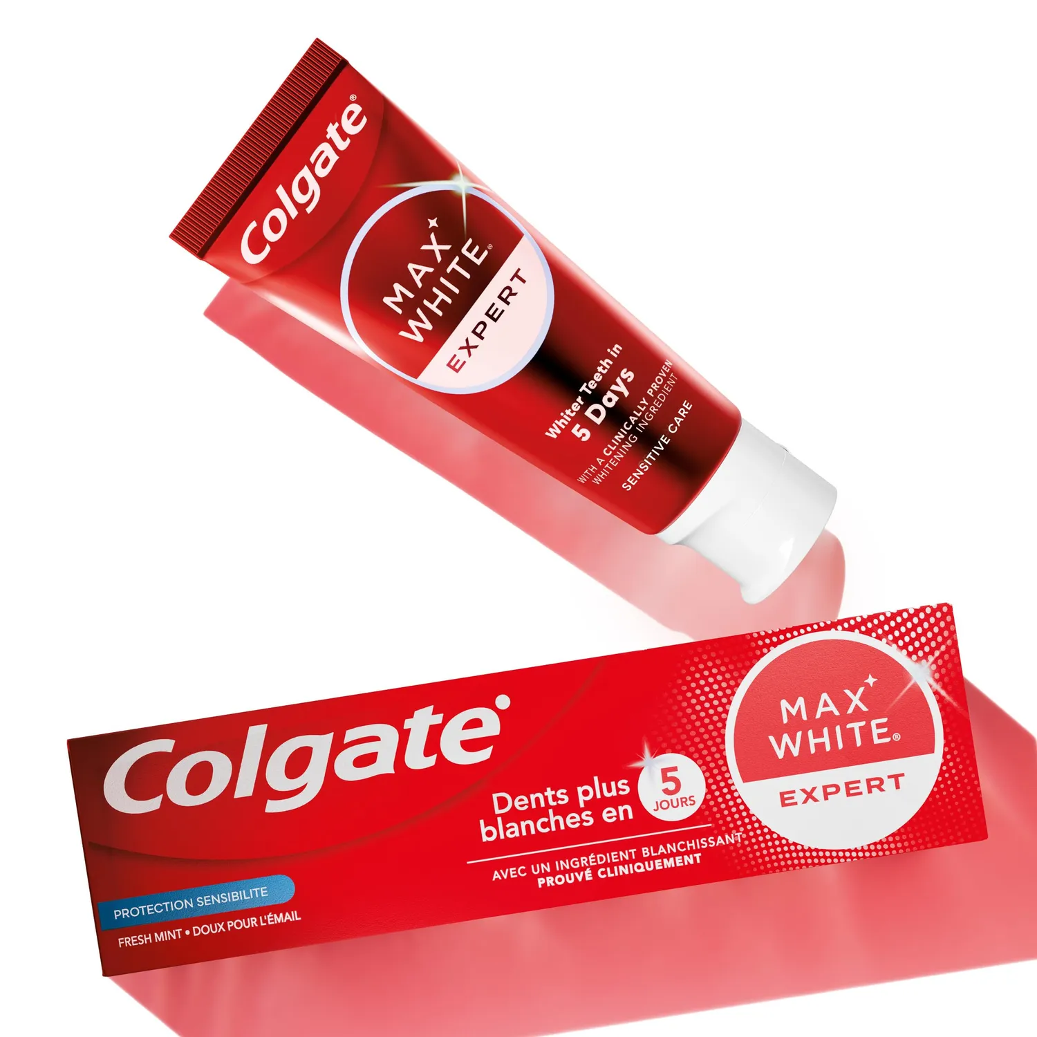 Colgate GABA Max White Expert Protection dentifrice 75 ml dents sensibles
