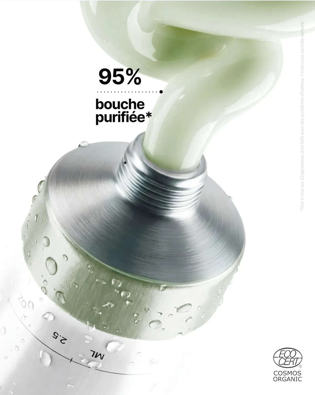 The Smilist Dentifrice Purifiant Fraîcheur dentifrice sans alcool