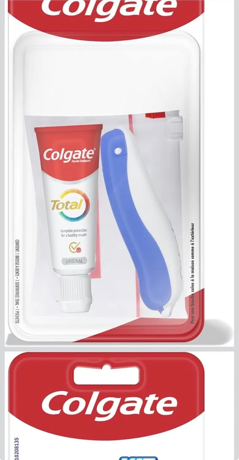 Colgate Max Fresh Medium kit de voyage 20 ml brosse pliable