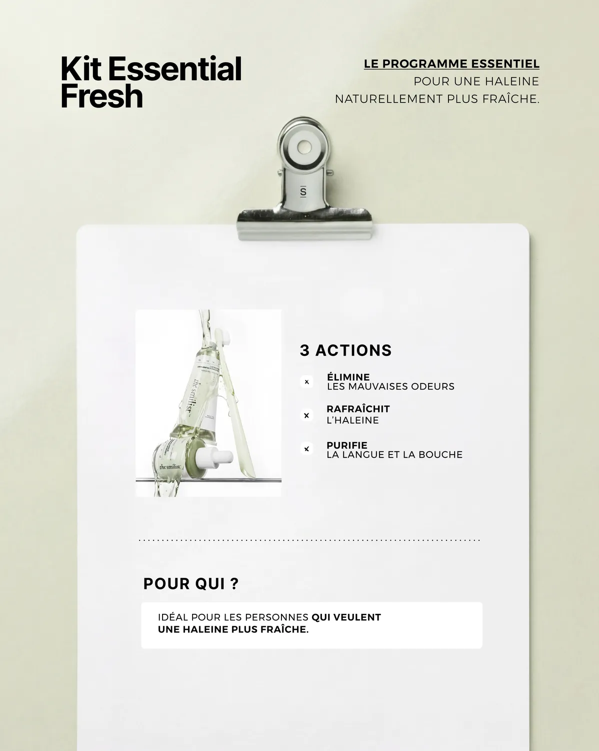 The Smilist Essential Fresh kit de soins fraîcheur haleine