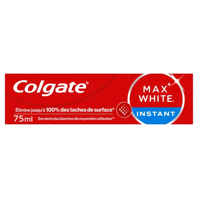 Colgate Max White Instant dentifrice 75 ml azurants optiques