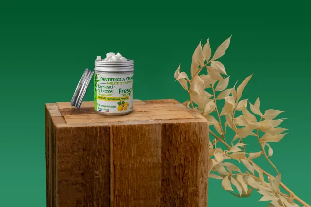 Frescoryl Dentifrice à croquer citron 50 comprimés sans rinçage