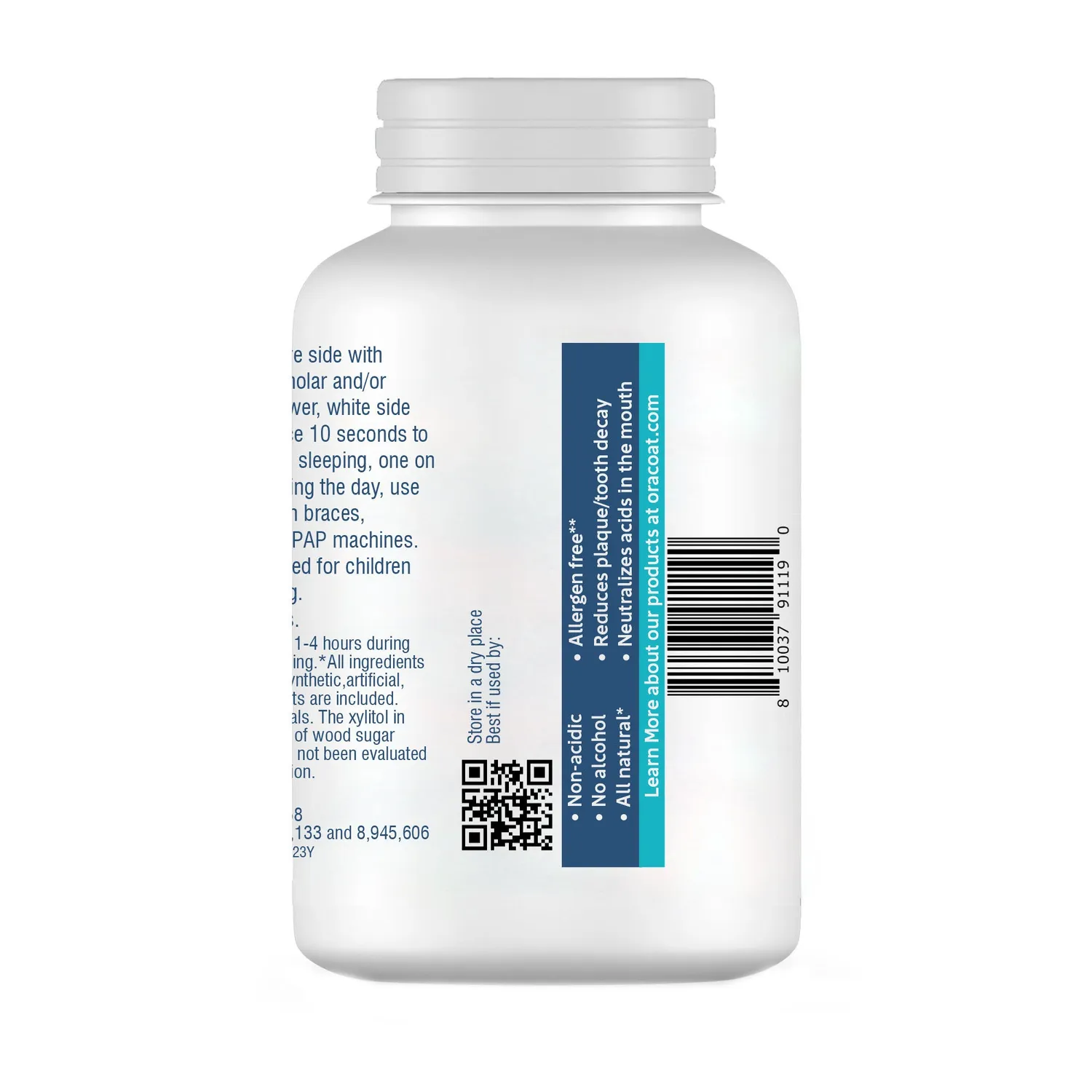 XyliMelts OraCoat Sensitive pastilles 40 unités sans menthe