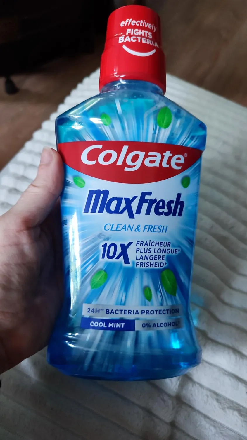 Colgate Max Fresh Clean & Fresh bain de bouche menthe fraîche 500 ml sans alcool