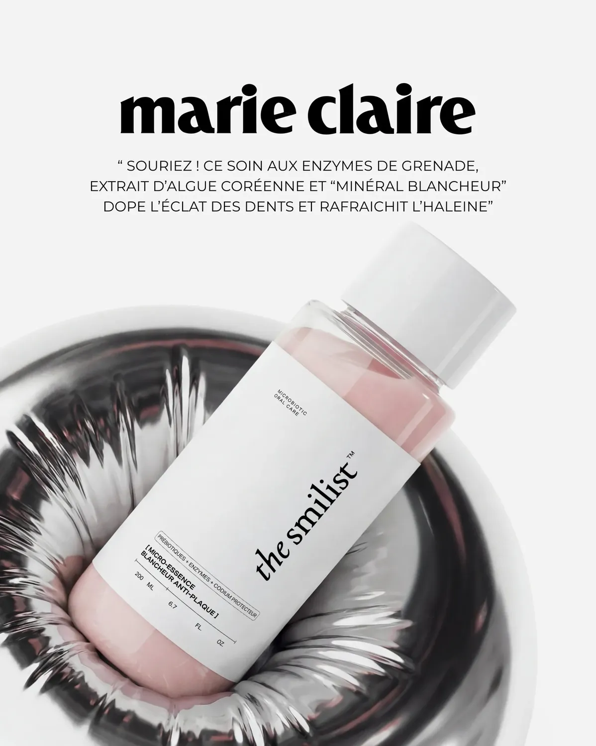 The Smilist Micro-Essence Blancheur Anti-plaque bain de bouche