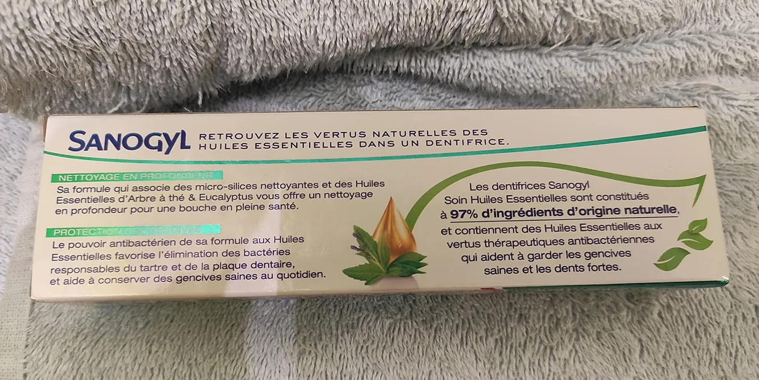 Sanogyl Soin Huiles Essentielles dentifrice 75 ml antibactérien