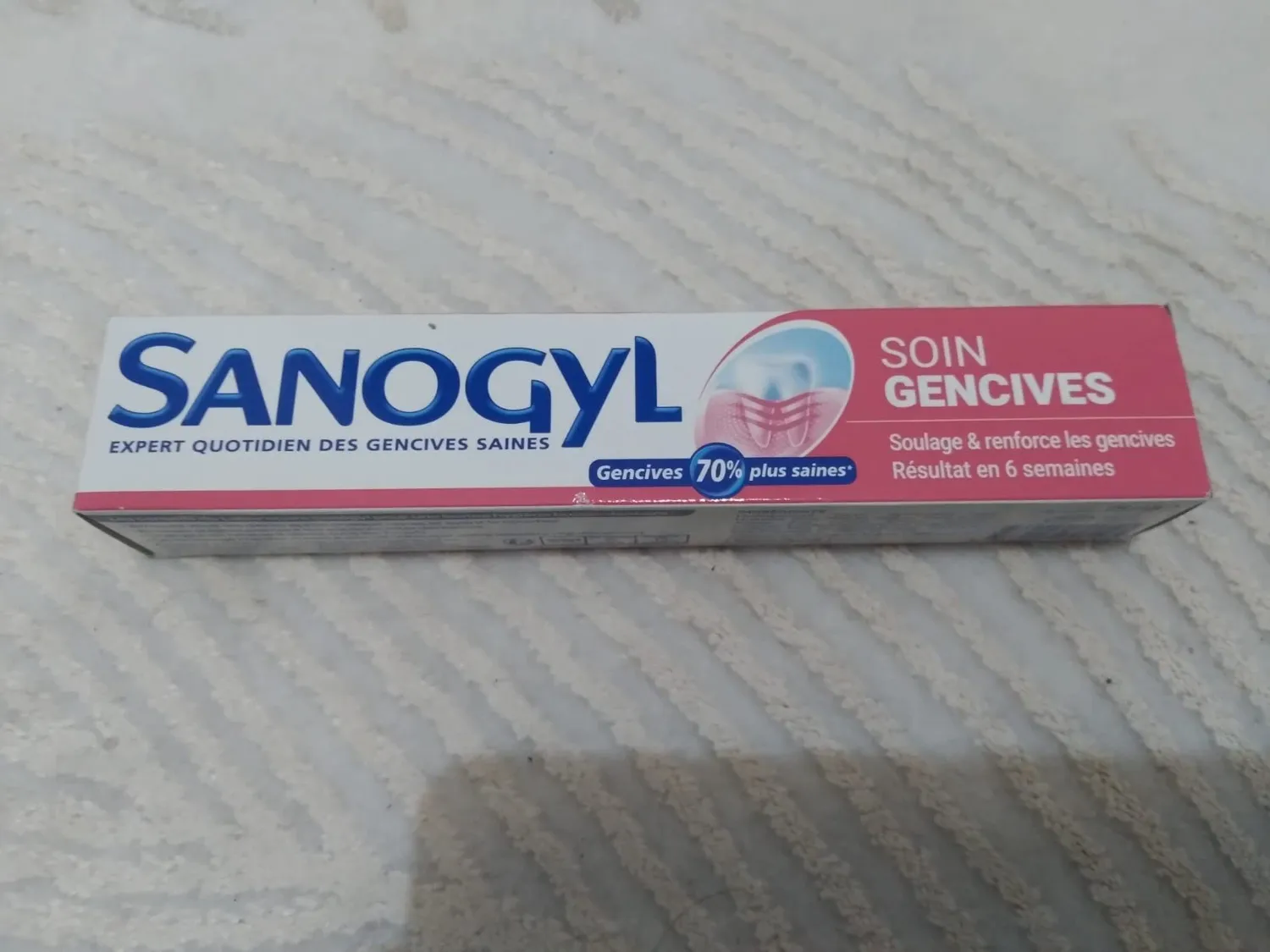 Sanogyl Soin Gencives dentifrice 75 ml vitamines E et B5