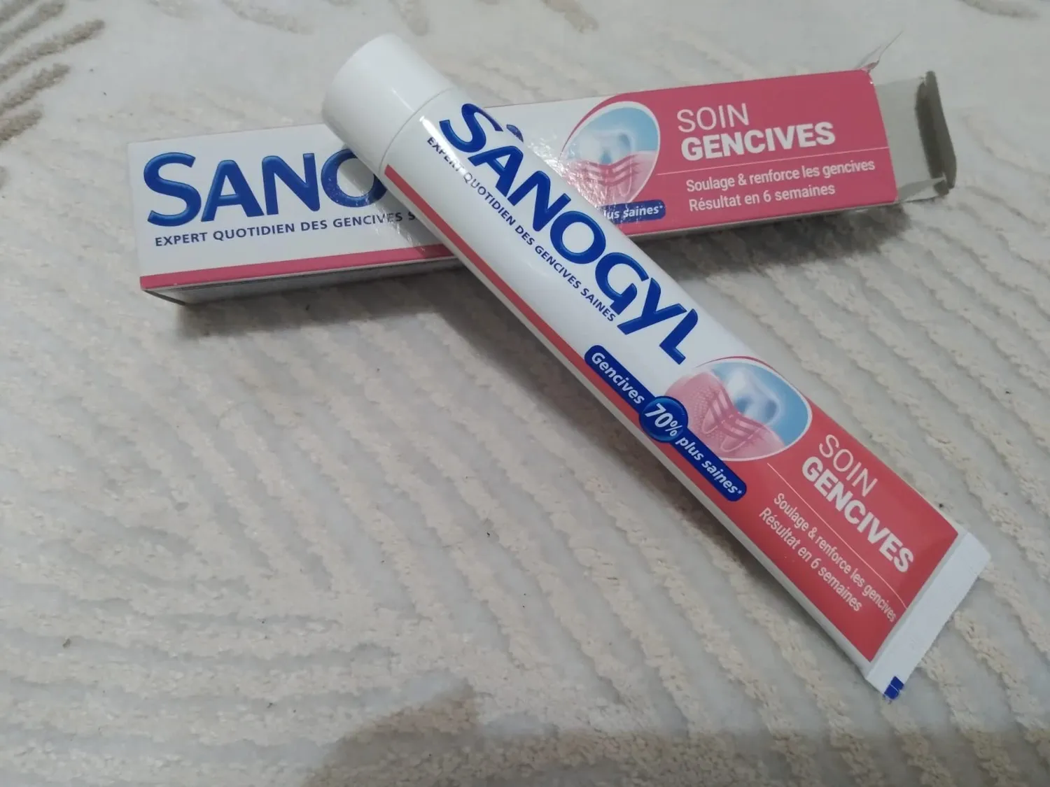 Sanogyl Soin Gencives dentifrice 75 ml vitamines E et B5