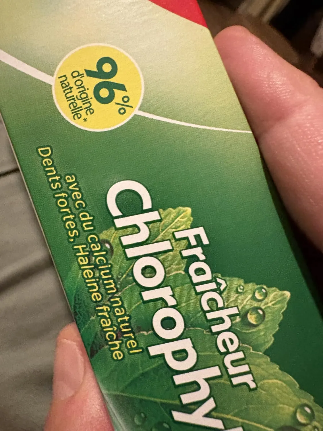Colgate Fraîcheur Chlorophylle dentifrice lot de 12 x 75 ml fluor