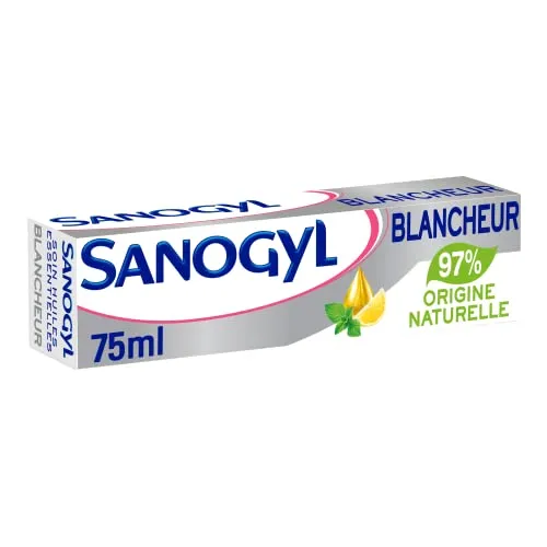Sanogyl Soin Huiles Essentielles Blancheur dentifrice 75 ml naturel