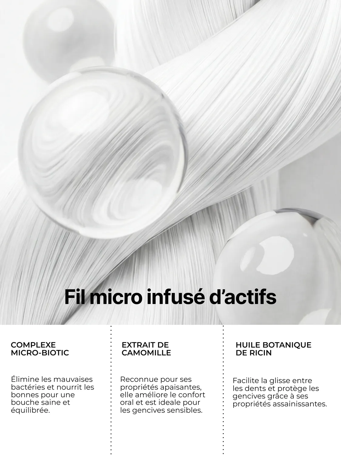 The Smilist Fil dentaire micro-infusé fil interdentaire doux