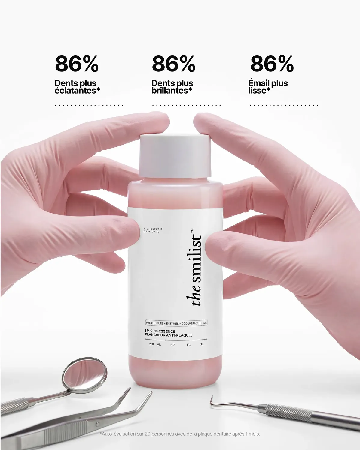 The Smilist Micro-Essence Blancheur Anti-plaque bain de bouche