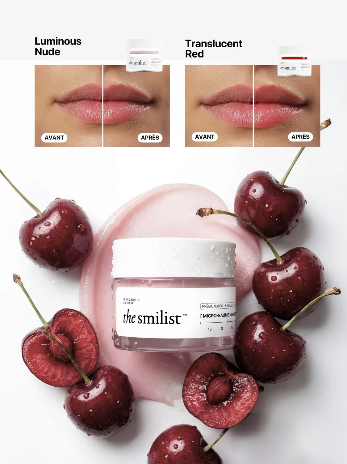 The Smilist Micro-Baume Nourrissant Lèvres Luminous Nude hydratant