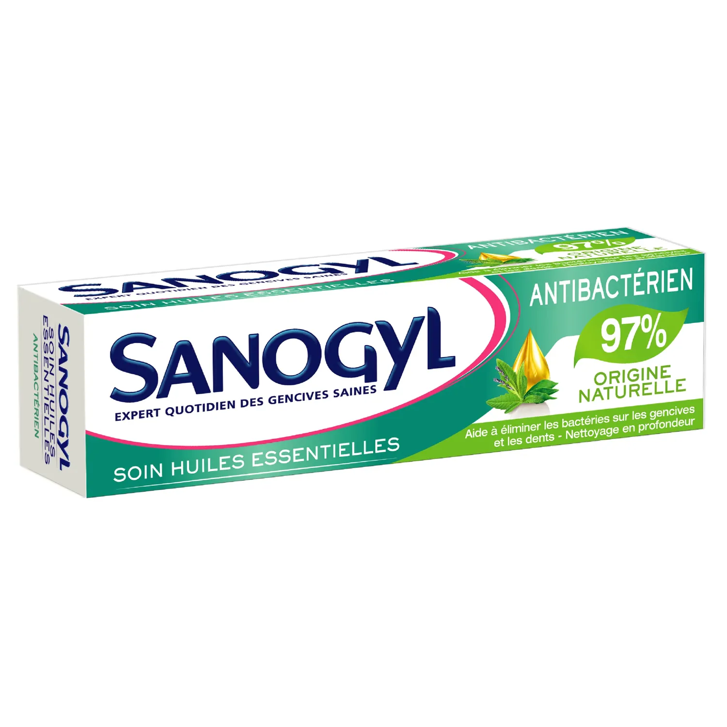 Sanogyl Soin Huiles Essentielles dentifrice 75 ml antibactérien