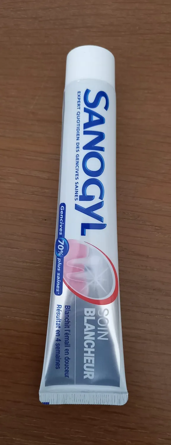 Sanogyl Soin Blancheur dentifrice 75 ml bicarbonate