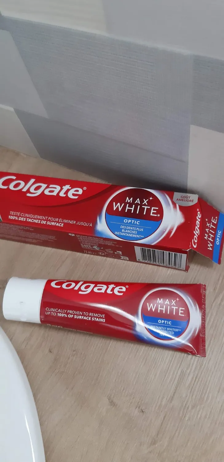 Colgate Max White Optic dentifrice blancheur instantanée 75 ml