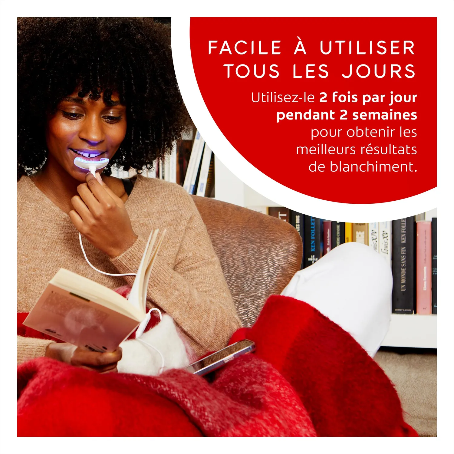 Colgate Max White Ultimate kit blanchiment LED charbon sérum