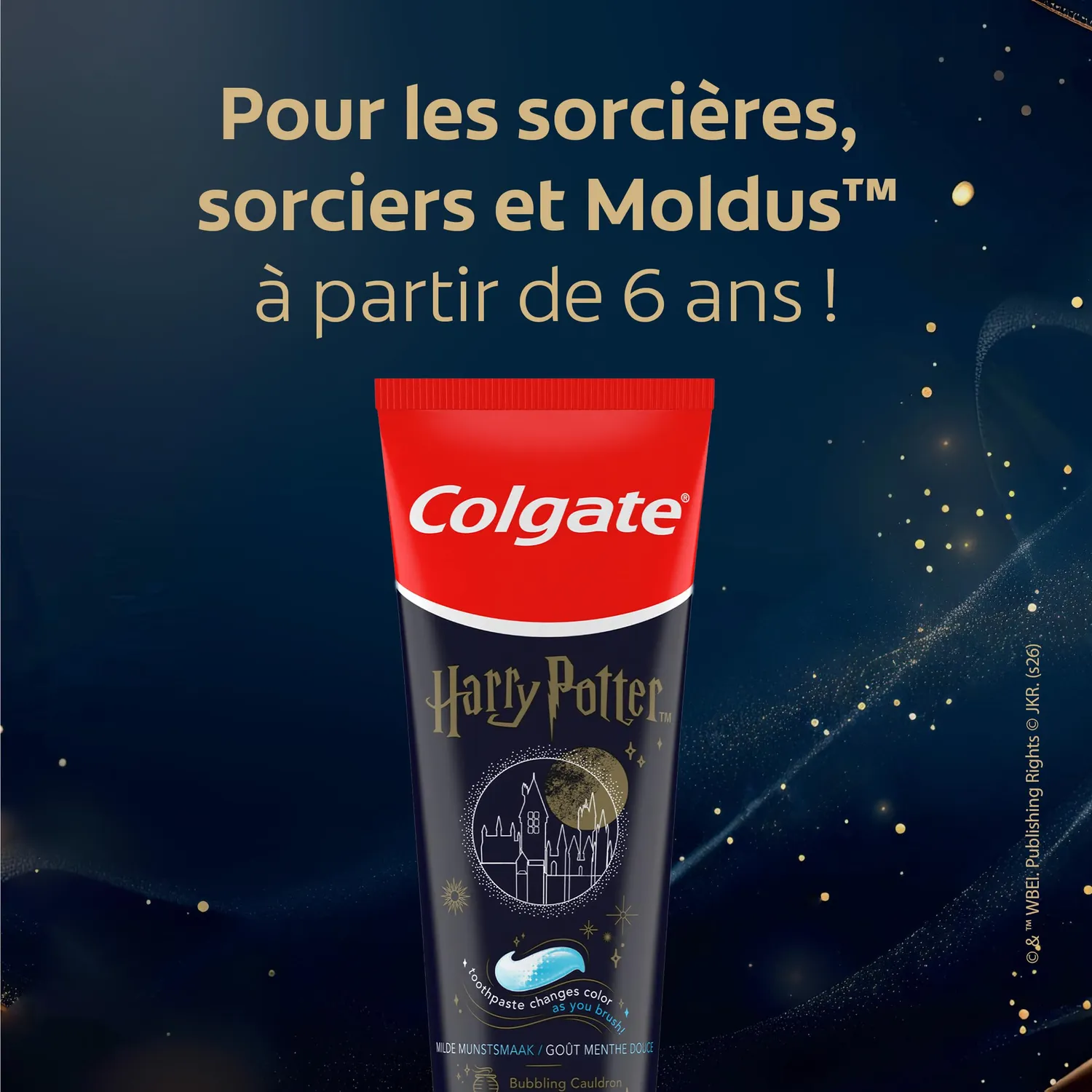 Colgate Harry Potter dentifrice enfant 75 ml menthe douce dès 6 ans