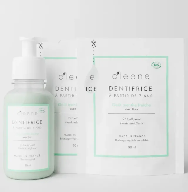 C'leene Pack Découverte 7 +/adultes dentifrice 3 x 90 ml fluor