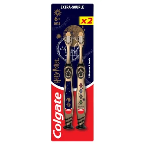 Colgate GABA Harry Potter brosse à dents enfant 2 brosses ultra-souples