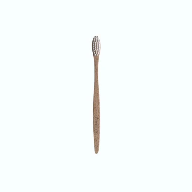 C'leene Brosse à dents 7+/ADULTES SOUPLE brosse à dents – bois de hêtre