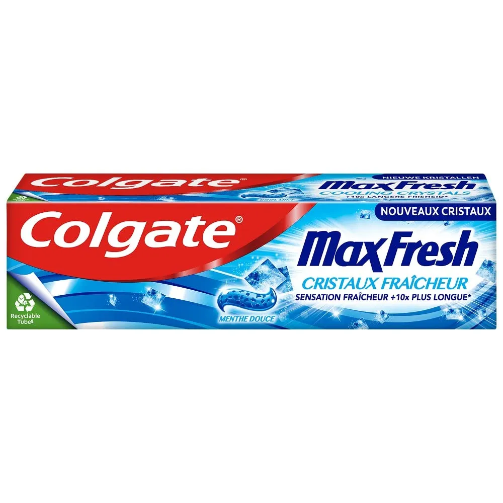 Colgate Max Fresh dentifrice cristaux fraîcheur lot de 12 x 75 ml