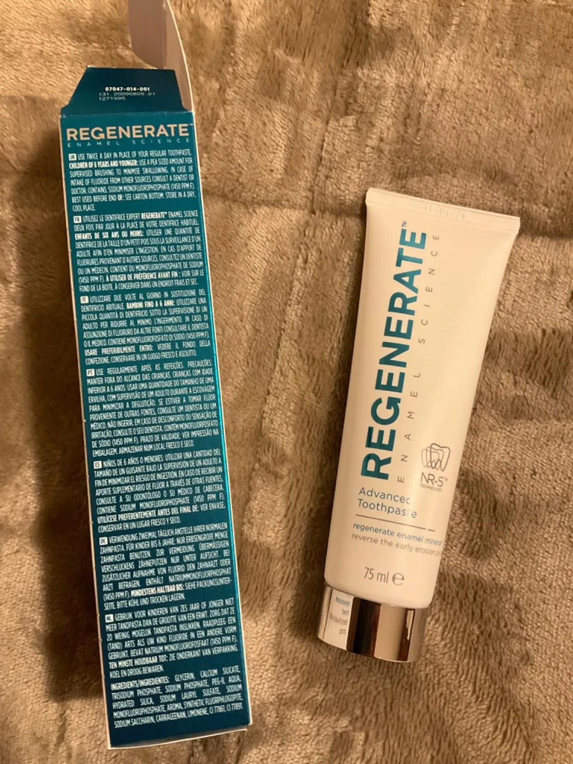Regenerate Dentifrice Expert dentifrice 75 ml – émail