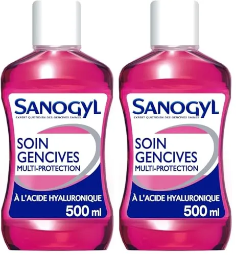 Sanogyl Soin Gencives Multi-Protection bain de bouche 500 ml fluor