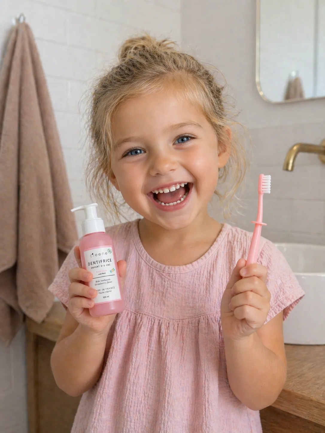 C'leene Dentifrice 0-6 ans Guimauve Bio dentifrice 90 ml fluor