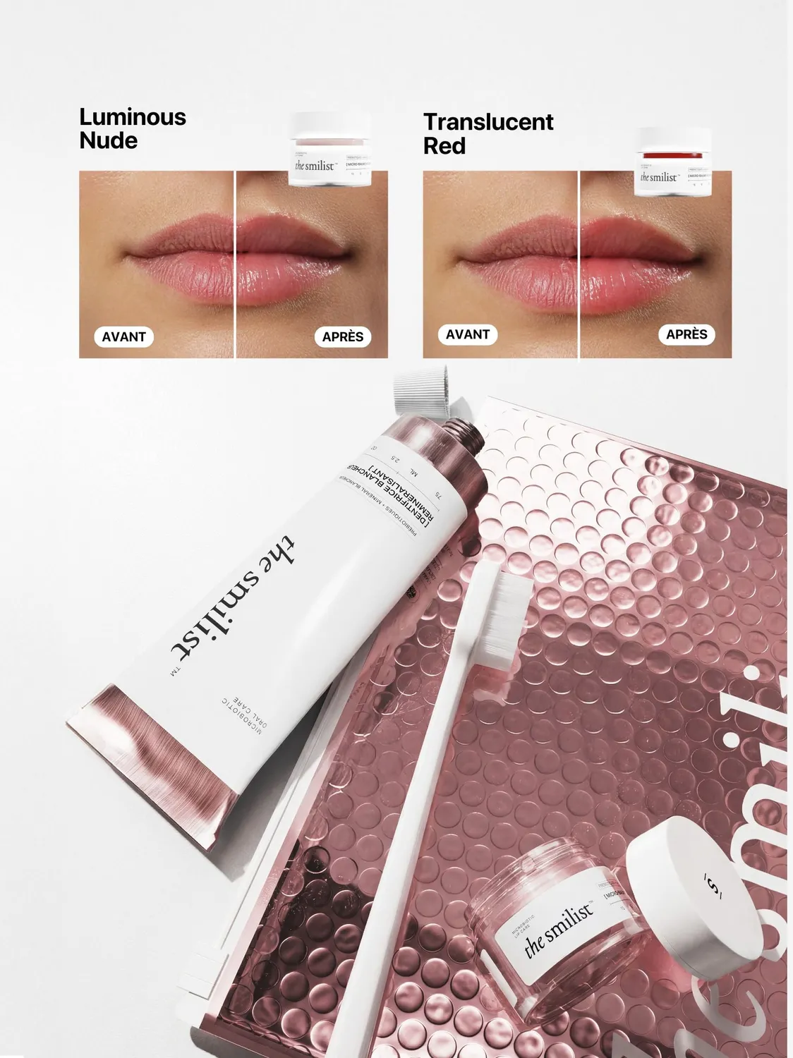 The Smilist Essential Lip kit soins dents et lèvres Luminous Nude
