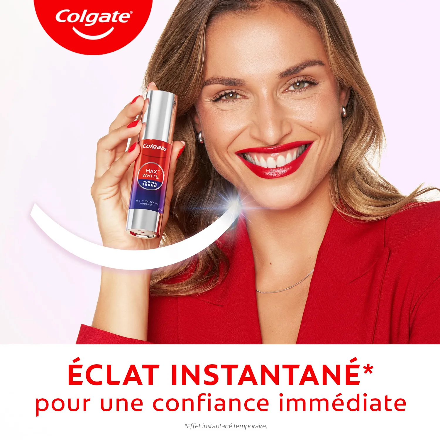 Colgate Max White Purple Reveal sérum blancheur 40 ml violet