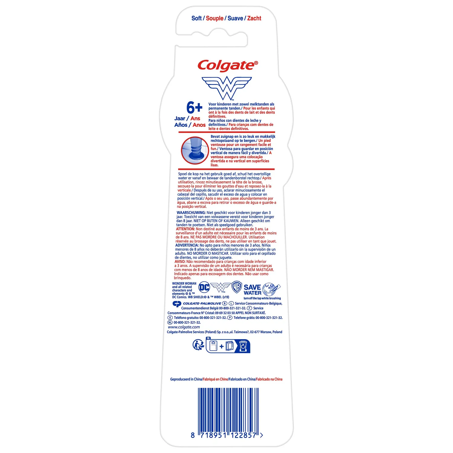 Colgate Oral Care Kids 6+ brosse à dents lot de 2 souple