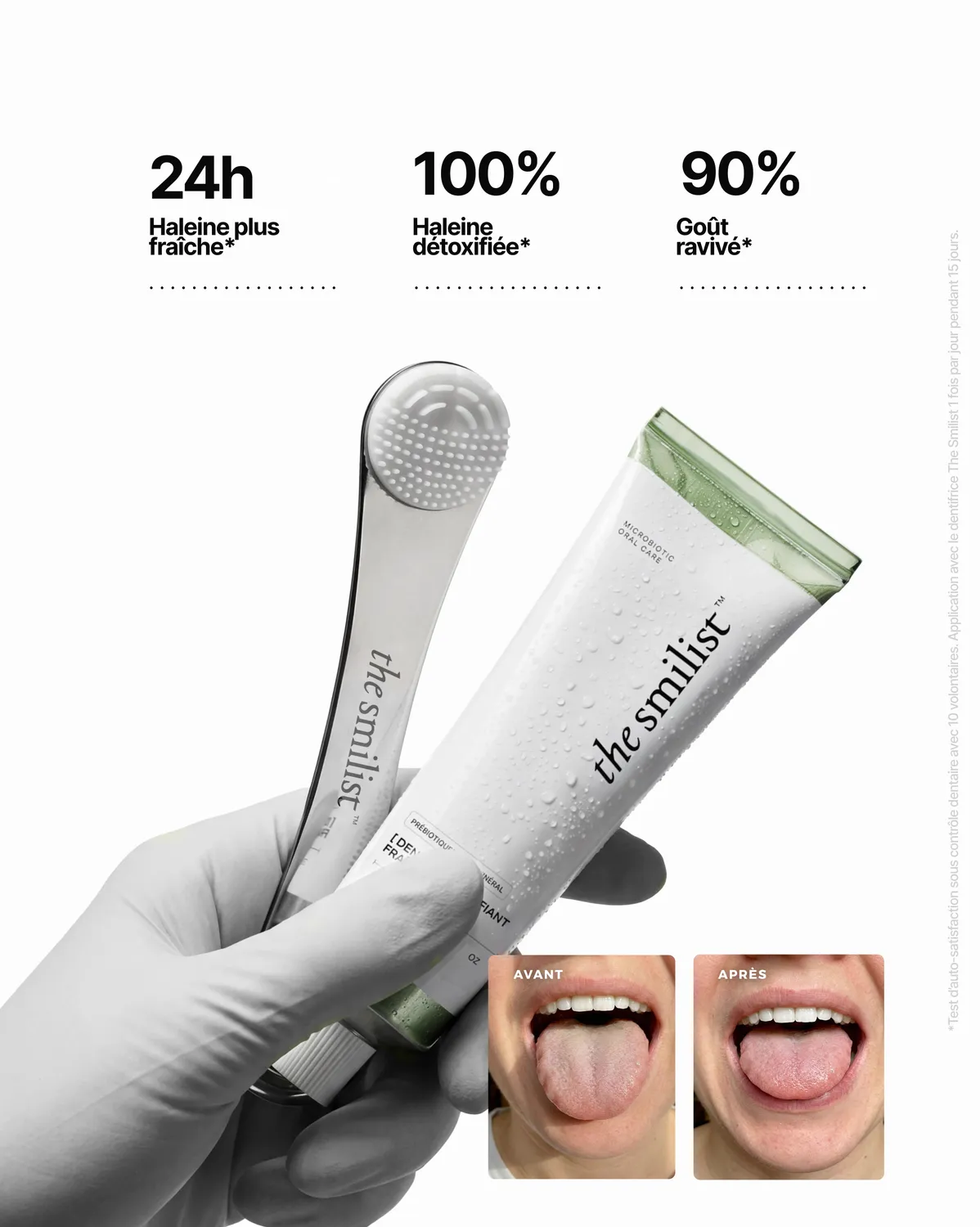 The Smilist Recharge Gratte-langue pro 2 recharges silicone