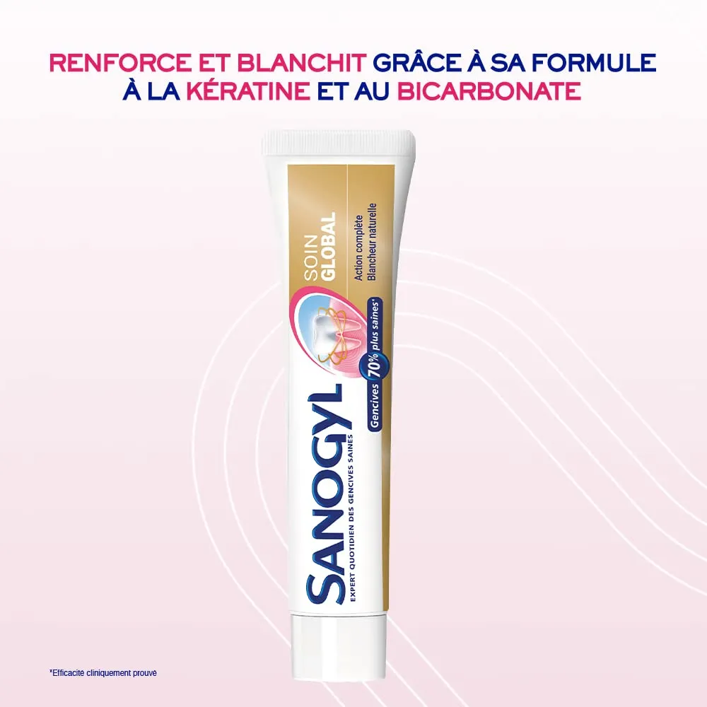 Sanogyl Soin Global dentifrice 75 ml dents sensibles