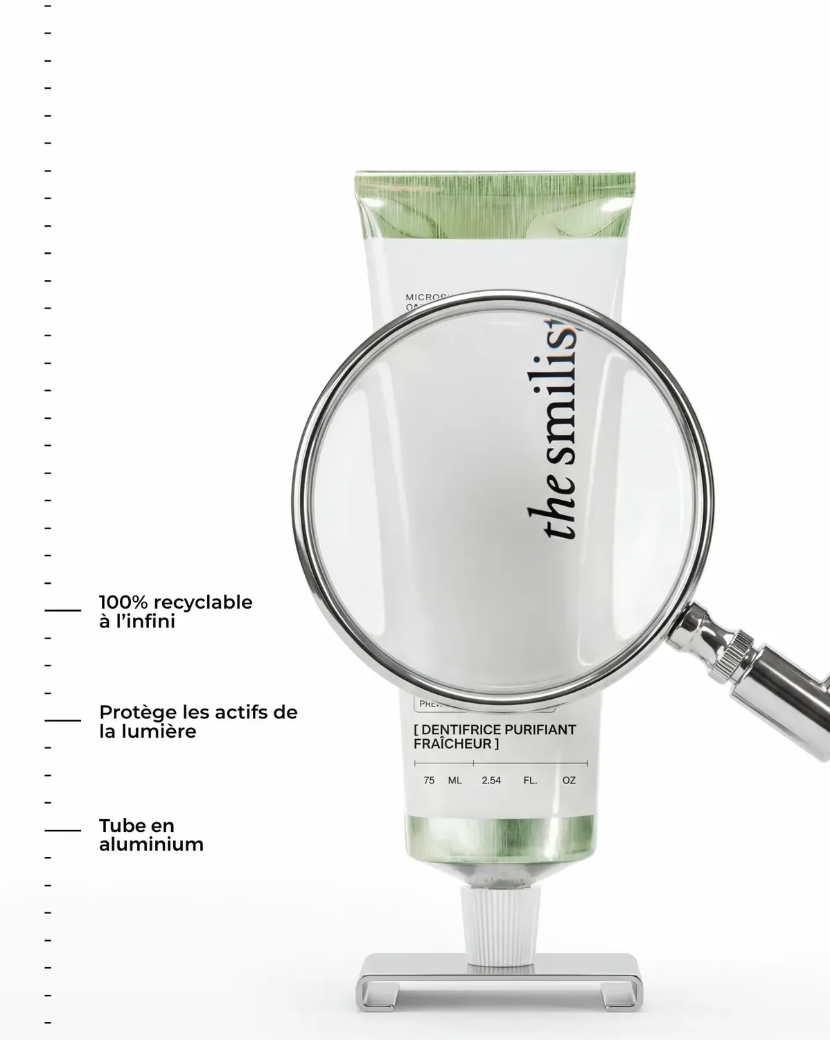 The Smilist Dentifrice Purifiant Fraîcheur dentifrice sans alcool