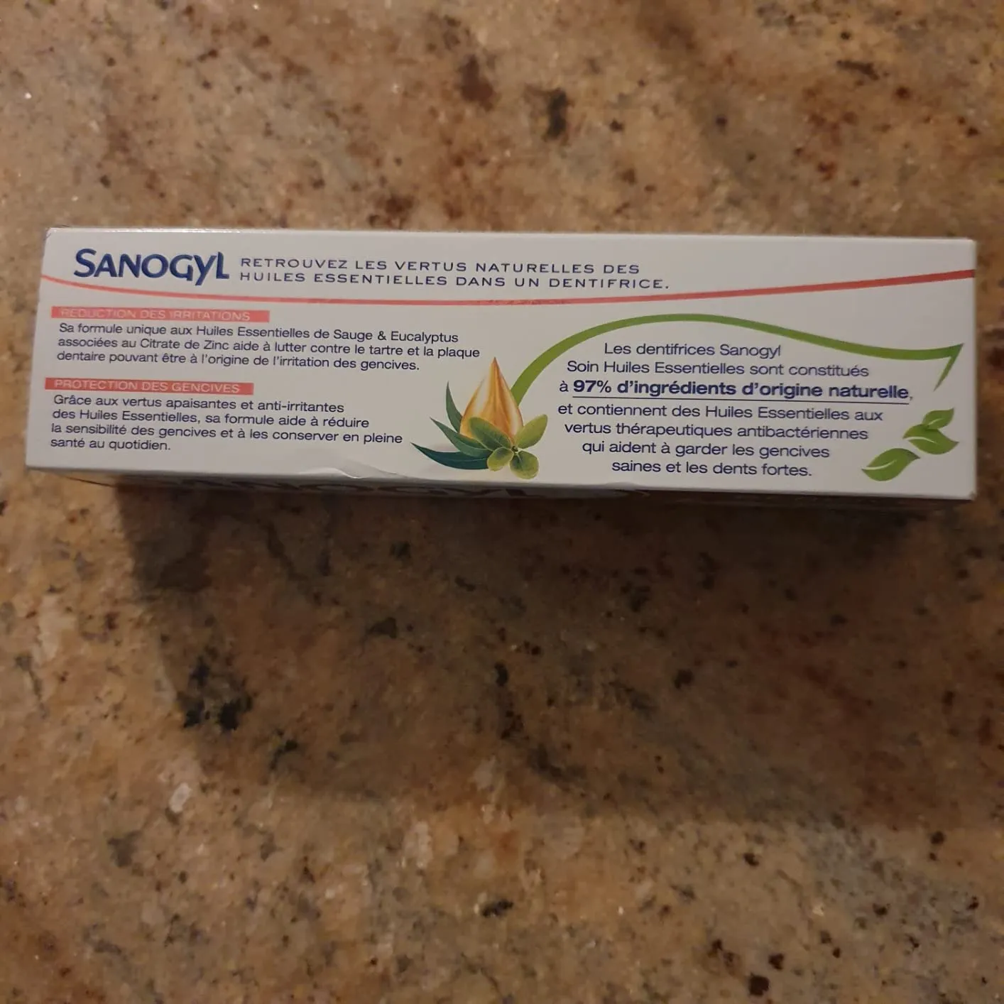 Sanogyl Soin Huiles Essentielles dentifrice gencives 75 ml naturel