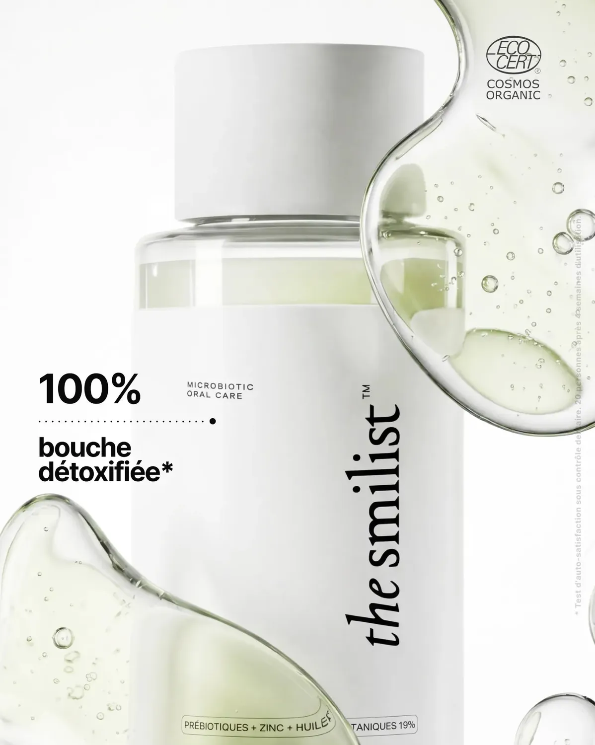 The Smilist Micro-Huile Biphasée Purifiante bain de bouche huile-en-eau