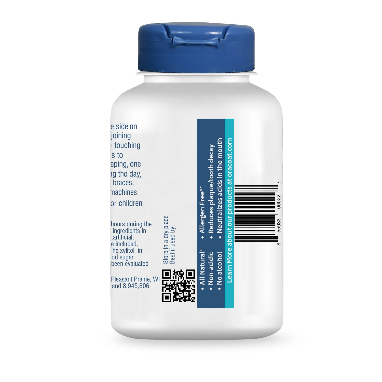 XyliMelts OraCoat XyliMelts pastilles adhésives 40 unités légèrement sucrées bouche sèche