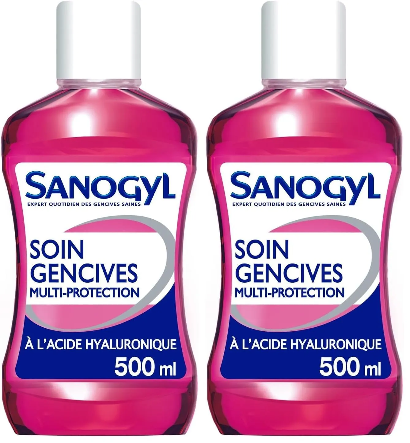 Sanogyl Soin Gencives Multi-Protection bain de bouche 500 ml fluor