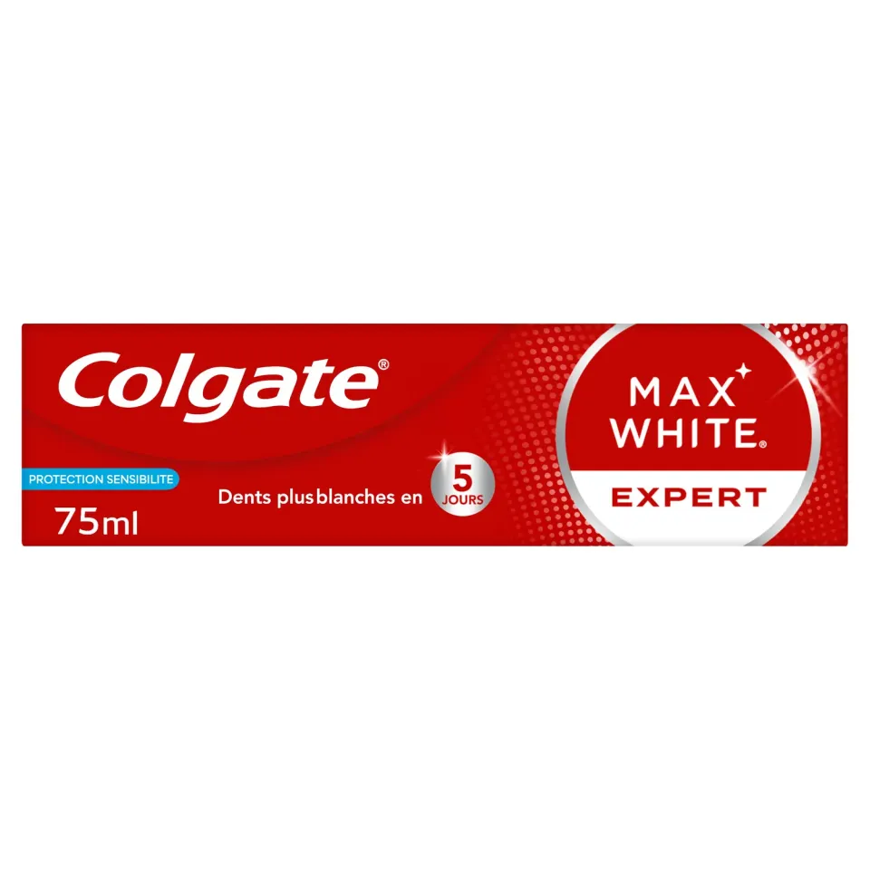 Colgate GABA Max White Expert Protection dentifrice 75 ml dents sensibles