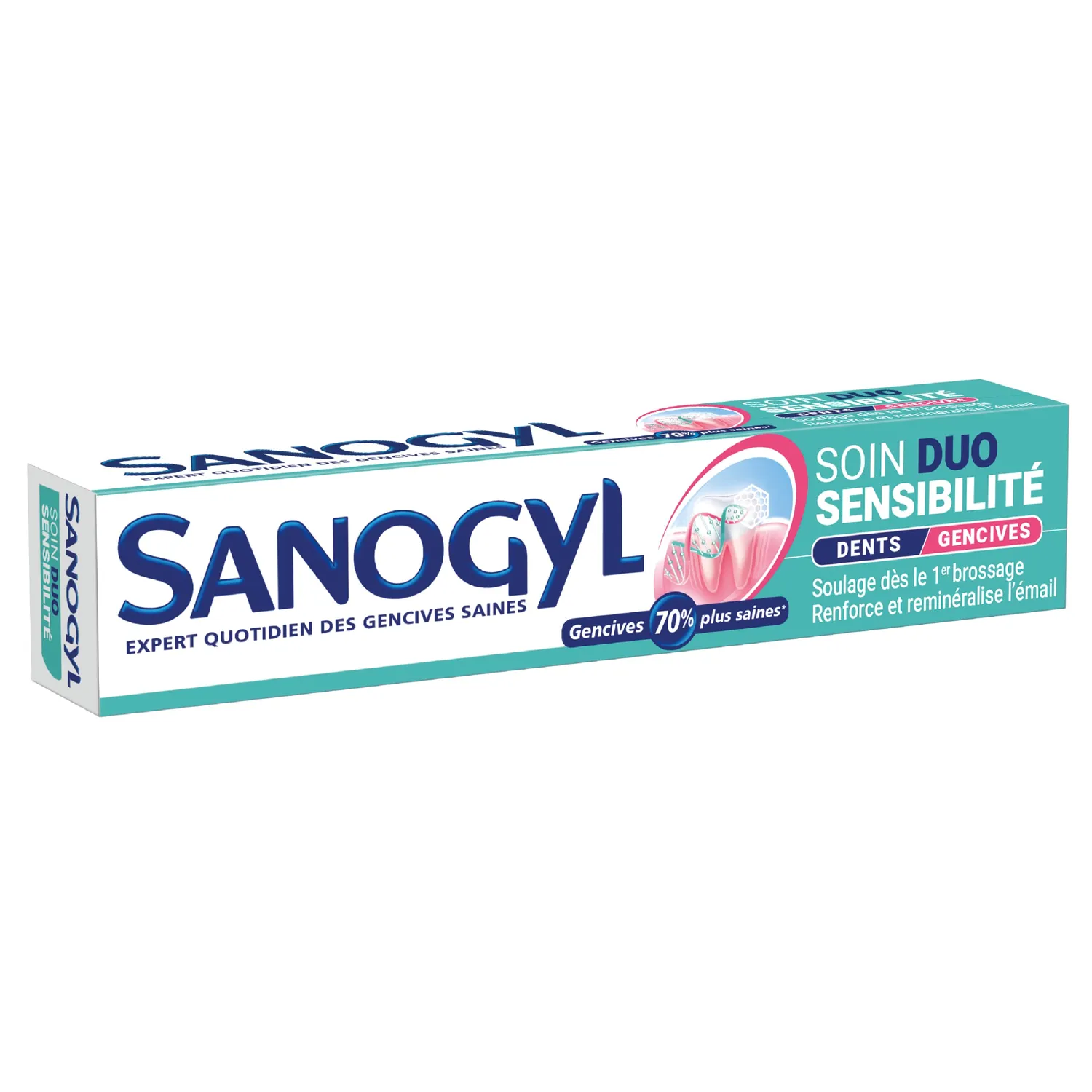 Sanogyl Soin Duo Sensibilité dentifrice 75 ml citrate de potassium