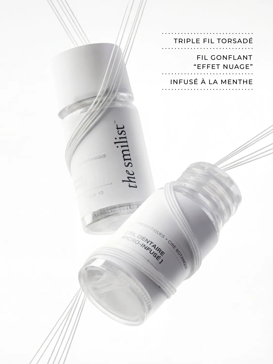 The Smilist Fil dentaire micro-infusé fil interdentaire doux
