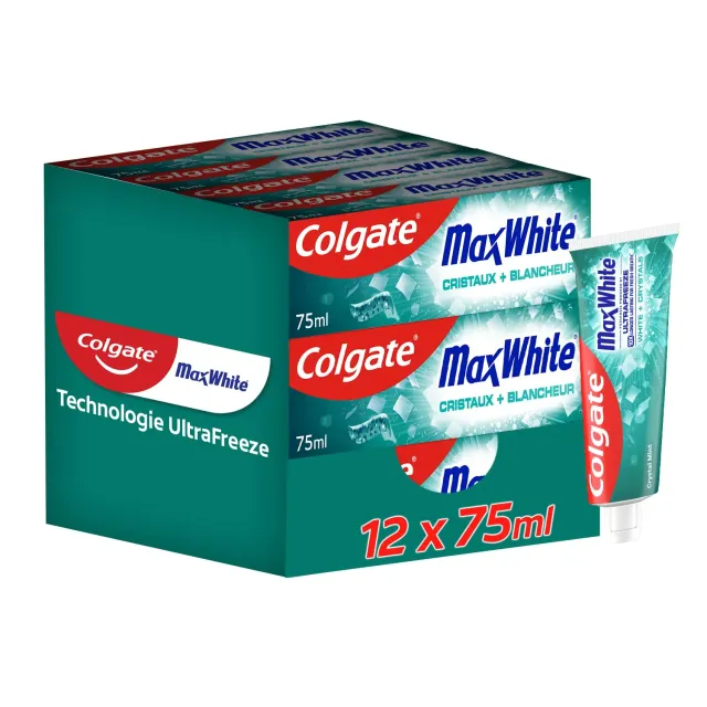 Colgate Max White Cristaux Fraîcheur dentifrice 75 ml blancheur