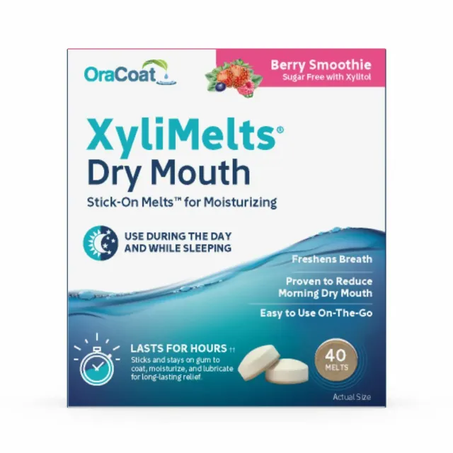 XyliMelts OraCoat Berry Smoothie pastilles 40 unités bouche sèche