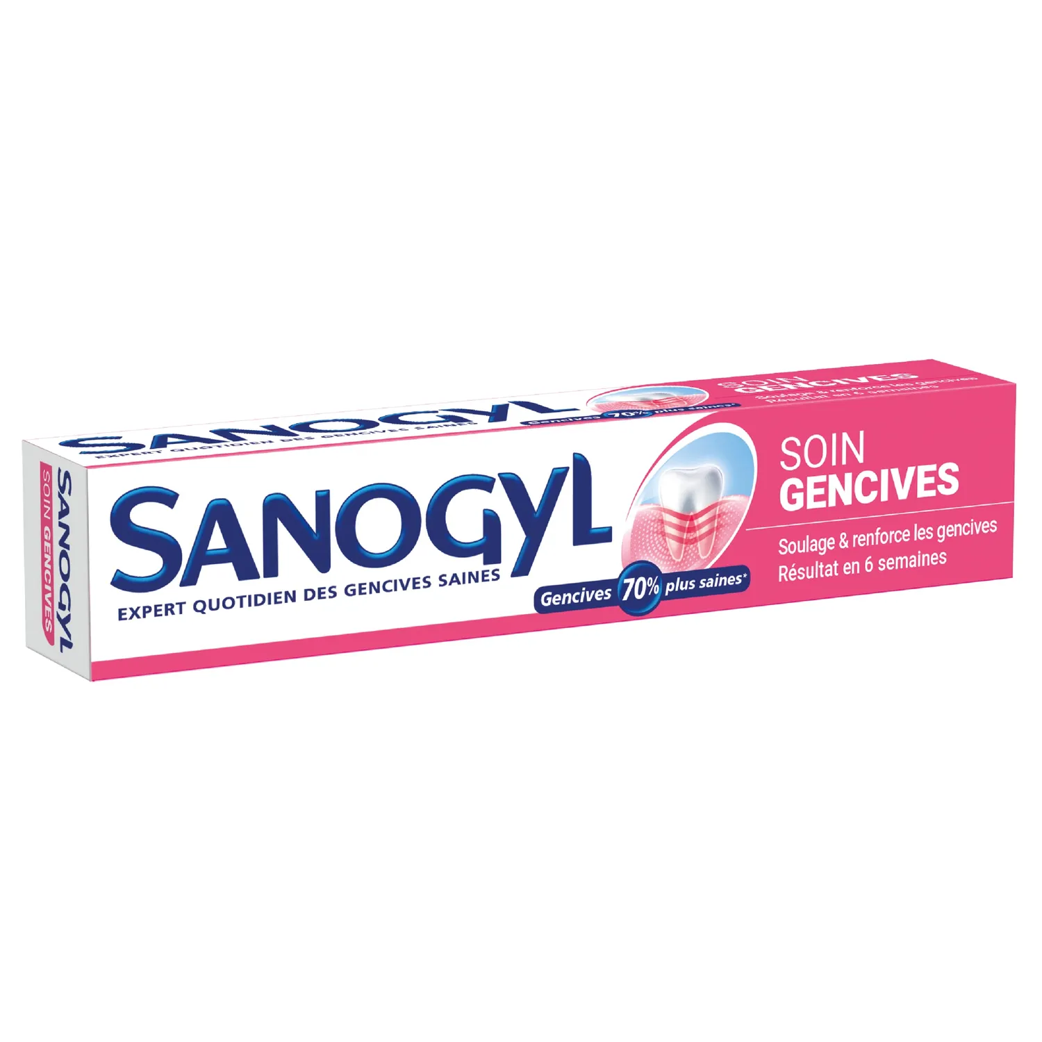 Sanogyl Soin Gencives dentifrice 75 ml vitamines E et B5