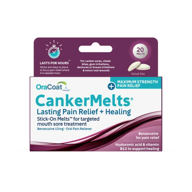 XyliMelts OraCoat CankerMelts pastilles 20 unités